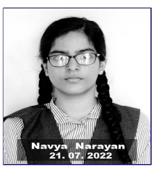 Navya Narayan 3rd ranker